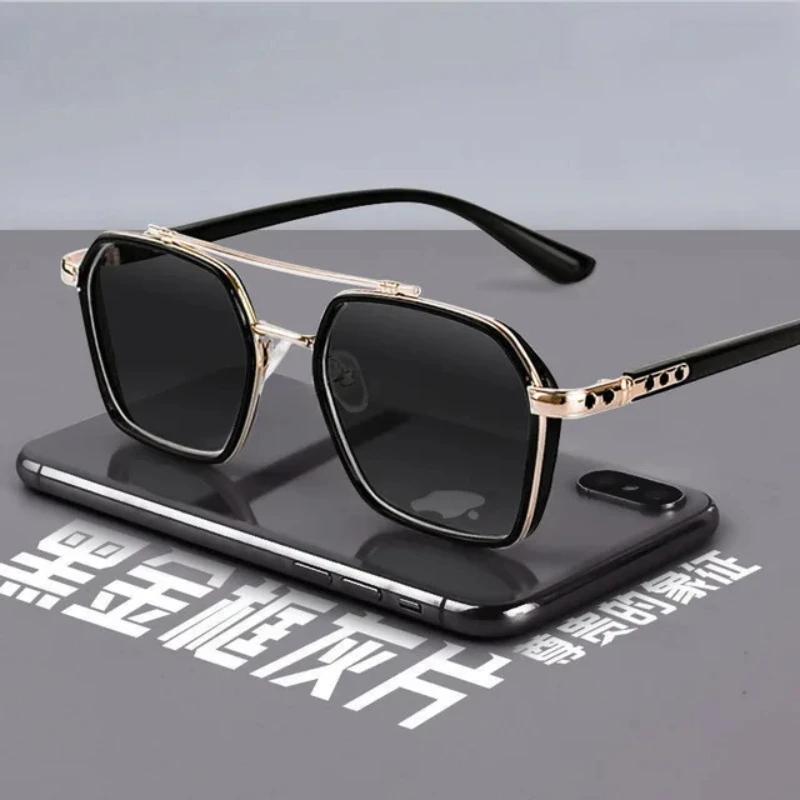 Trendy Sunglasses for Men Professional Day Night Driver Eyeglasses Male Fashion Vintage Eyewear Shades UV400 Gafas De Sol