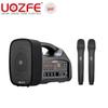 Amplificator portabil wireless UOZFE U5-X2 cu difuzor Bluetooth priză CN (adaptor inclus)