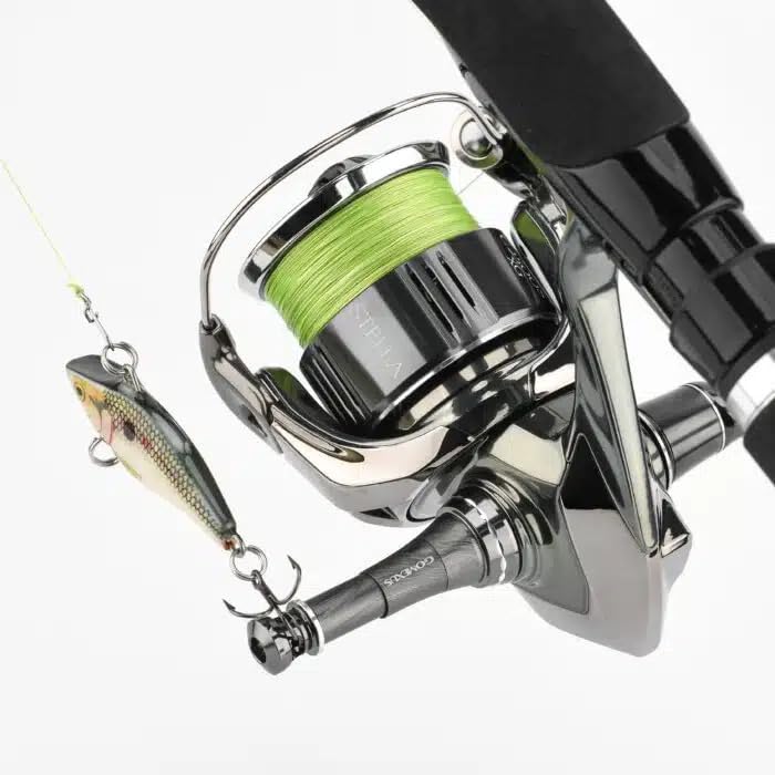 Gomexus Reel Stand Foldable Engraved Version with Hook Mount for Stella Reels R-EVO 47.5mm