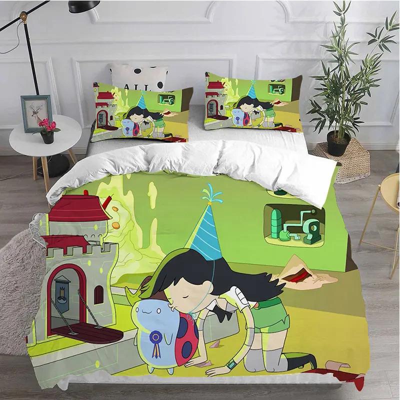 New Bravest Warriors Game Duvet Cover Pillowcase Bedding Set Adult Boy Girl Bedroom Decoration Children Gift Single Double Large
