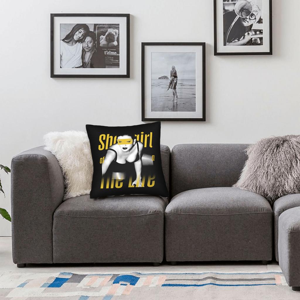 Pillow Cover S-Showgirls Novelty Pillow Case For Couch Sofa Bedroom Pillowcases