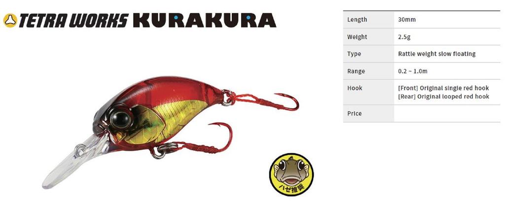 DUO Tetra Works Kura Kura Mini Crank 30 Mm Floating Lure AJA0305 (2017)