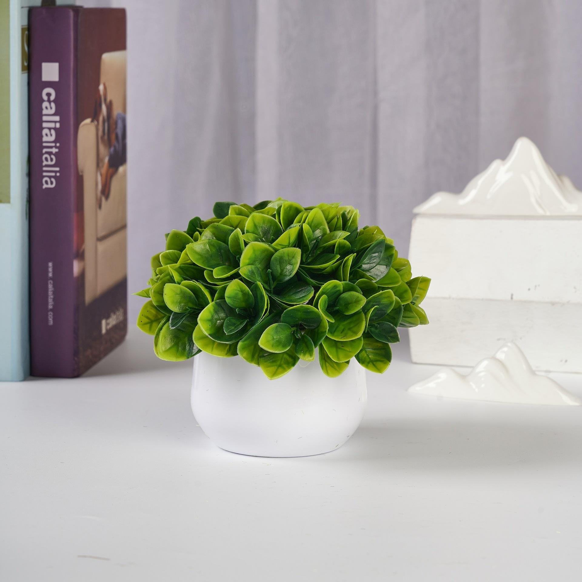 

Искусственные зеленые растения, украшения в горшках, искусственные цветы, искусственные цветы, настольные украшения, зеленые украшения для гостиной в помещении