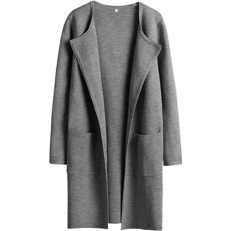 Winter Woolen Coat for Women Lapel Comfort Casual Autumn Autumn Autumn