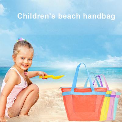 Strandtasche mit hohlem Netzgewebe, Entwässerung, großes Fassungsvermögen, schnelltrocknend, tragbar, Duschablage für Wohnheime, Badezimmer, Shampoo, Duschgel, Babyspielzeug, Aufbewahrung, Duschtasche für unterwegs