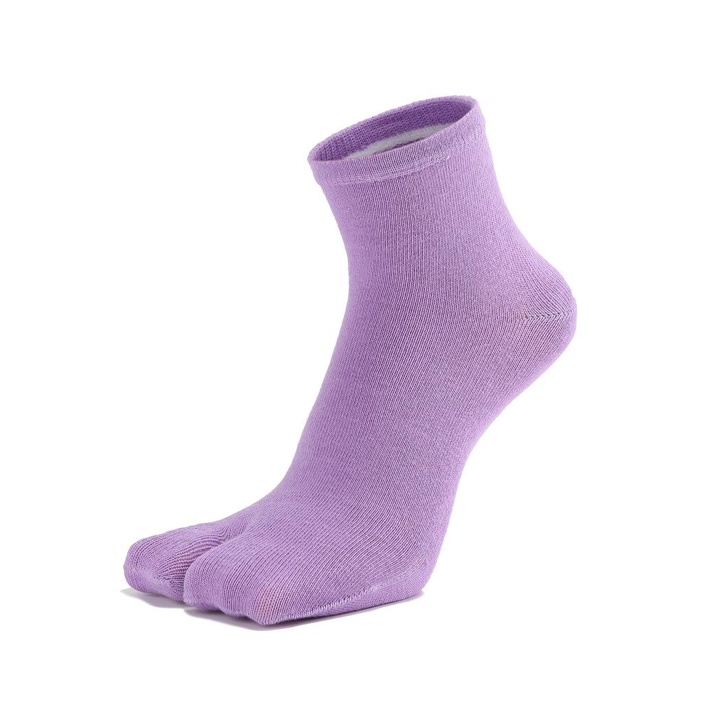 WIOIW Tabi for Casual and Set of 6 Women's Two-Toe Socks, Cotton, Sports, Wear, Commuting, School,