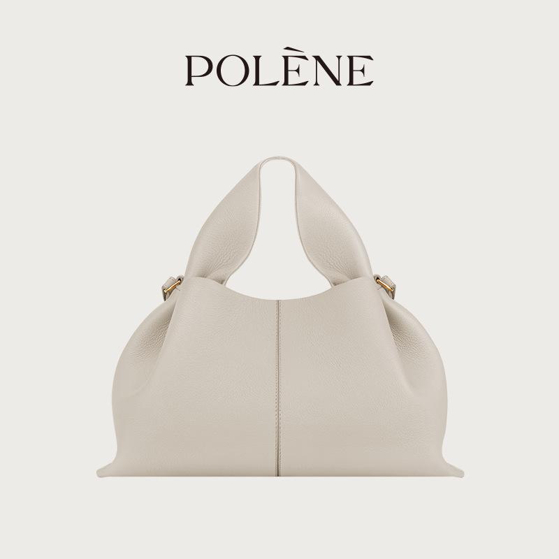 Polene Cloud Bag: Französische Nische Damen Retro Europäische & Amerikanische Handtasche, Unterarm Schulter & Crossbody Tasche, Leichter Luxus Mode.