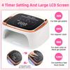 108W Rechargeable UV LED with 36 Beads Nail Dryer Cordless Lamp for Manicure and Curing All Gel Nail Polish At Home DIY Salon