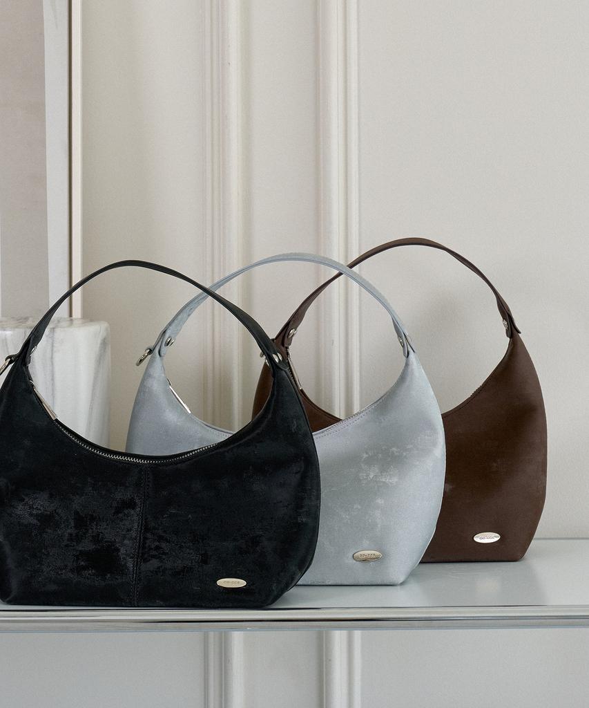 Gocce Kain Mini Hobo Bag_Brown Gn101K