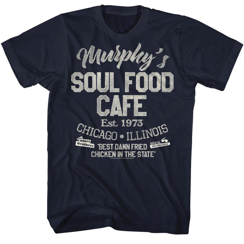 The Blues Brothers Movie Murphy s Soul Food Cafe Chicago Illinois Men s T Shirt M