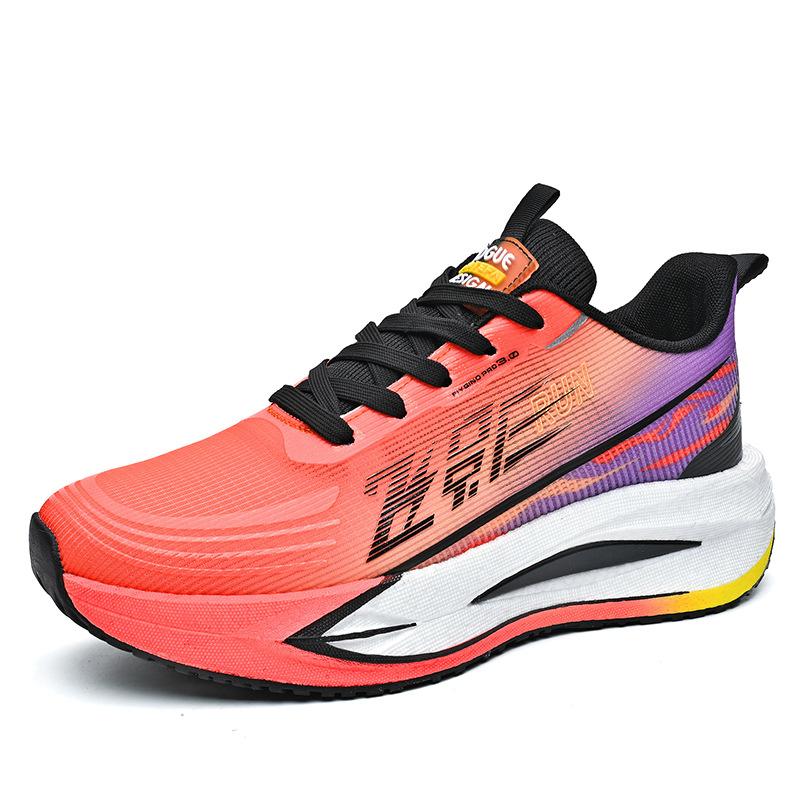 Couple Running Shoes, New Soft-soled Breathable Mesh Shoes, Springback Wear-resistant Cushioning Support, Professional Racing Running Shoes