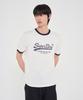 Syupeodeulai Logo Ringer T-Shirt Cream Sduiscq10Crm