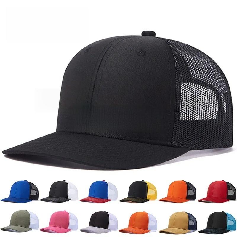 Fresh Latest Brand New 1Pc Unisex Cap Slight Curved Brim Style Trucker Hat Men & Women Casual Outdoor Air Permeable Ventilated Summer Cap