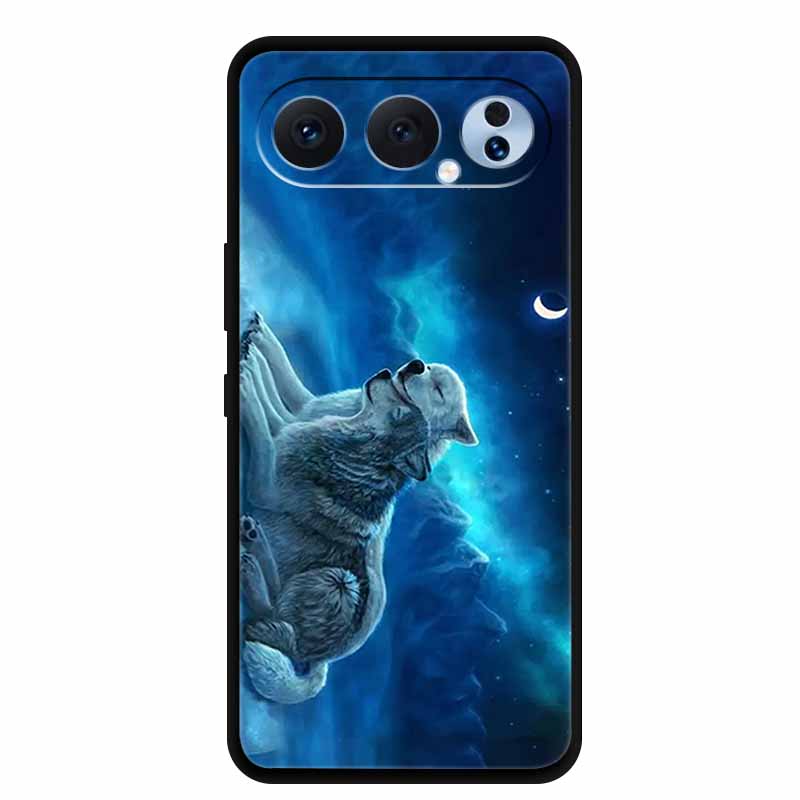 Case For Honor 500 Pro 5G 2025 Fashion Black Edge Soft TPU Silicone Covers For Honor 500 Pro Cases Painted Flowers Shells Fundas