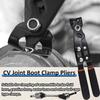 30800 CV Boot Clamp Pliers, 9 In Ear Type Joint Boot Tool, Universal Axle Clamp For Auto ATV Crimp Or Remove, Used With Torque Wrench