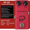 Compact Electric Guitar Effects Pedal: Overdrive, Distortion, Tremolo, Delay, Chorus, Reverb