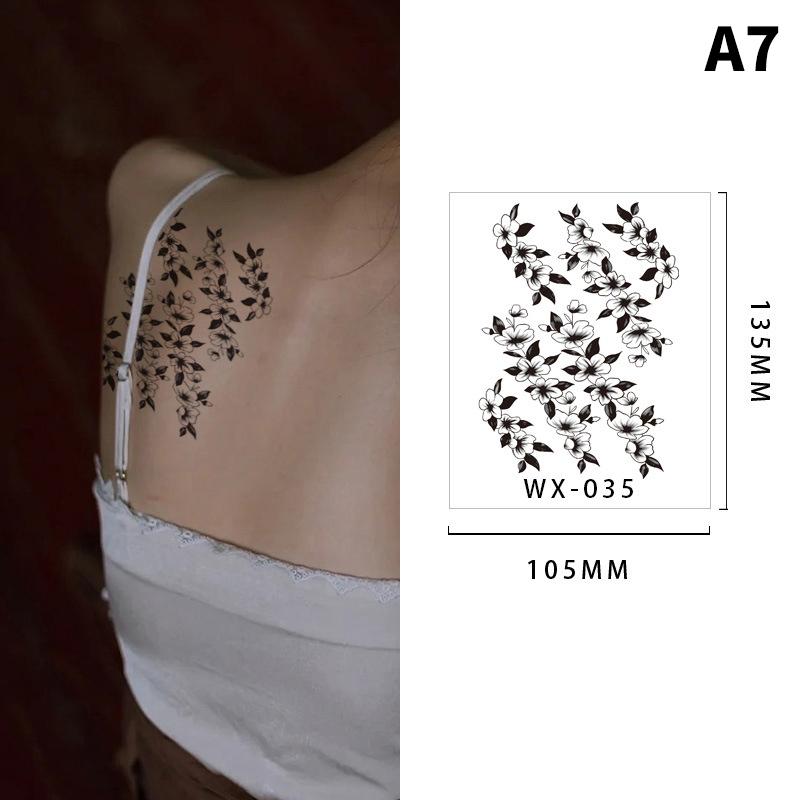 

Узор бабочки травяные одноразовые татуировки наклейки водонепроницаемые женские прочные наклейки покрывающие шрамы имитация татуировки