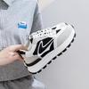 2024 Spring Trendy Women's Thick Sole Korean-Style Running Shoes for Female Students - Forrest Gump Casual Sneakers, Model 6116.