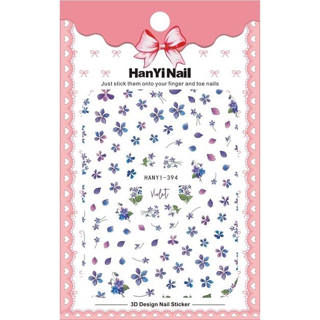 Cherry Blossom Flowers Thin Nail Stickers Decals Nail Design Nail Art Decoration