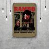 sylvester stallone Decor Poster Vintage Tin Sign Metal Sign Decorative Plaque for Pub Bar Man Cave Club Wall Decoration