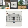 8 Way Outdoor Circuit Breaker Box, ABS PC Alloy Plastic Transparent Cover Distribution Box, IP66, DIN Rail Enclosure