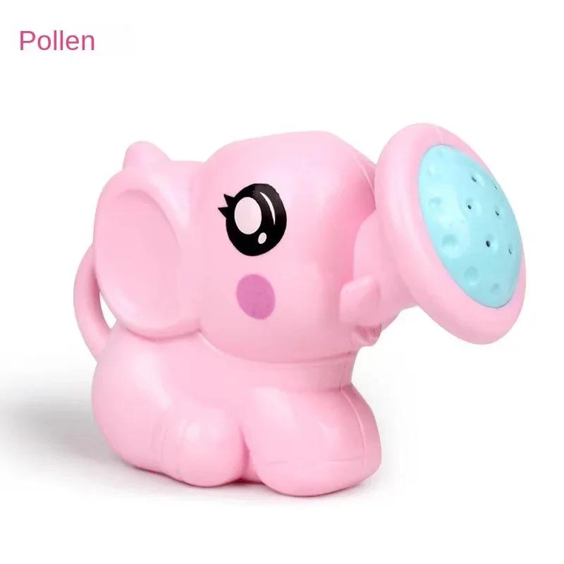 Bath Toy Plastic Kettle Bath Shower Tool Baby Bathroom Toy Elephant Watering Pot Shower Toy for Children Summer Bath Sprinkler