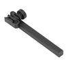 Rectangular Dial Test Indicator Height Holder Bar, Universal Aluminum Alloy 9x9x100mm Sleeve Swivel Clamp Indicator Attachment, 6mm 8mm Hole Bracket