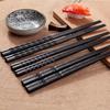 Japanese-Style Frosted Alloy Chopstick Set for Home and Hotel Use