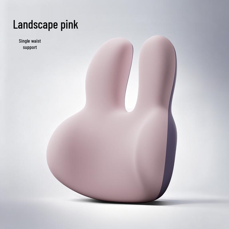 Car Headrest & Lumbar Support Pillow - Cute, Skin-Friendly Memory Foam for Neck & Back Comfort