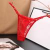 Sexy Lace See-Through Thong For Women Tiny Tangas Panties Lingerie Adjustable Mesh G-Strings T-Back Underwear Female Underpants