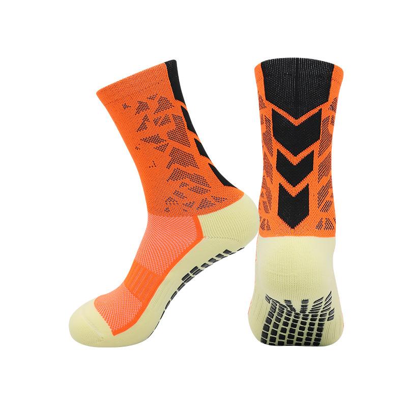 Temu Abriebfeste Socken mit Handtuchsohle Rutschfest für Laufen Sport Dämpfung Schweißabsorbierend Atmungsaktiv Dosiert Rutschfeste Fußballsocken