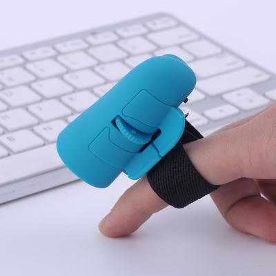Uniwersalna bezprzewodowa mini mysz optyczna 2,4 GHz USB z pierścieniami na palce 1600Dpi do notebooków Laptop Tablet Desktop PC Mouse