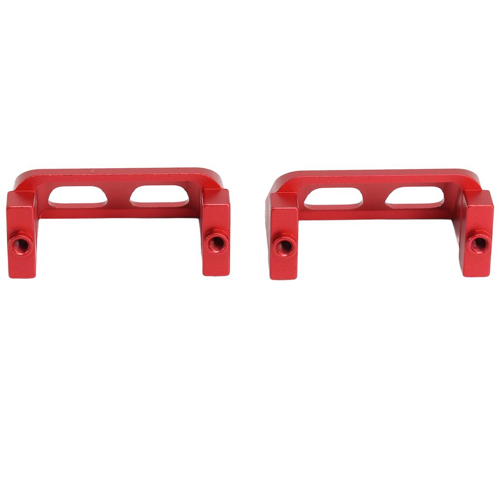 1 Pair RC Servo Protector Aluminum Alloy Servo Guard Fit for Traxxas E Revo VXL 1 16 Red