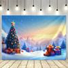 Christmas Tapestry, Home Wall, Snow View, Christmas Tree, Bohemian Decoration, Dormitory, Bedroom, Living Room, Art Decoration