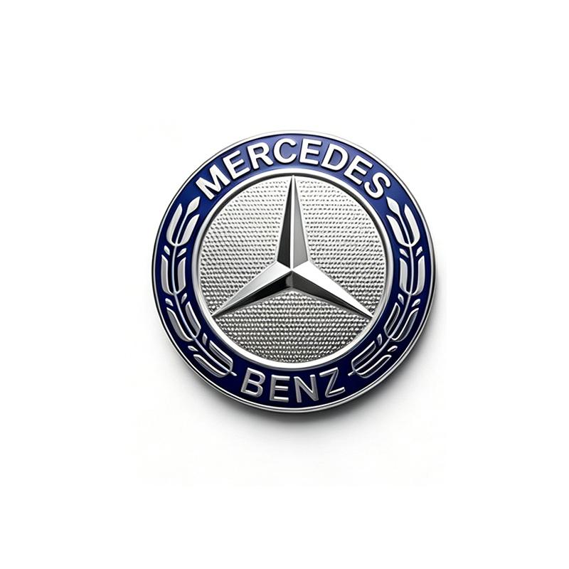 CRY1 ABS Car Styling Steering Wheel Center Emblem Badge Sticker For Mercedes Benz C260 C200 C180 GLA/E/C Class E43 E260 E300 E320