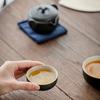 Keramik Teezeremonie Teekanne Set mit Aufbewahrungstasche Chinesisches Teekanne Set Kreative Reise Teekanne Büro