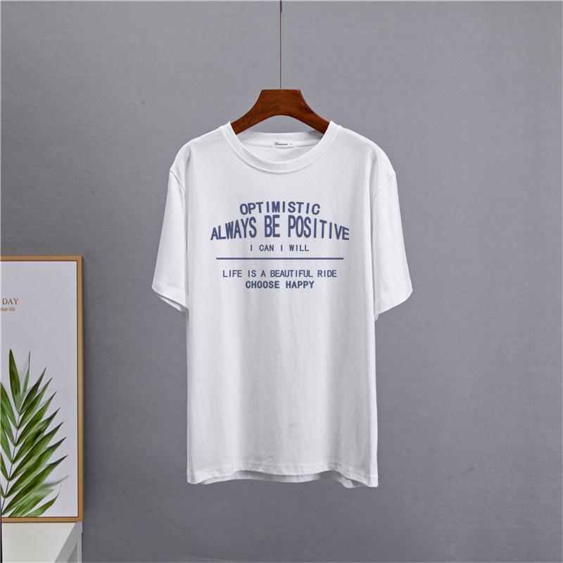 Shellsuning Oversized Letter Printed Couple Clothes Summer New Casual Vintage Short Sleeves Basic Soft Tees Female Korean All Match Gothic Tops