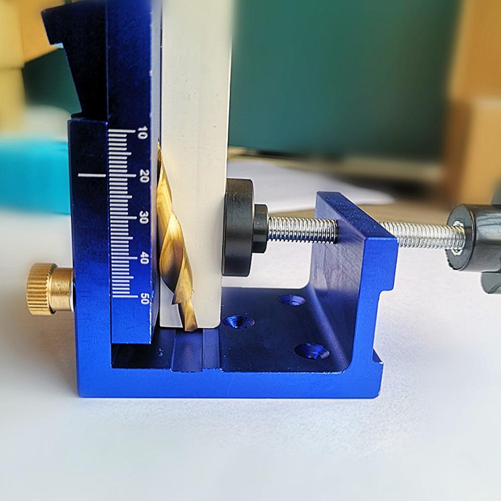 15 Degree Angle Pocket Hole Jig Kit Aluminum Alloy Wood Joint Angle Tool Woodworking Joinery
