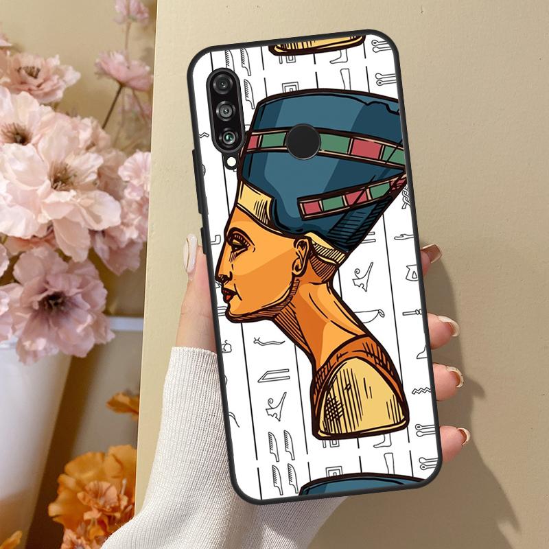 

Egypt Nefertiti Ankh For Huawei Nova 7i 8i 11i 12i 12s Y73 Y70 Y90 Y60 Y72 Y61 Y91 9 10 SE P30 Pro P40 Lite Case Huawei P30 Pro