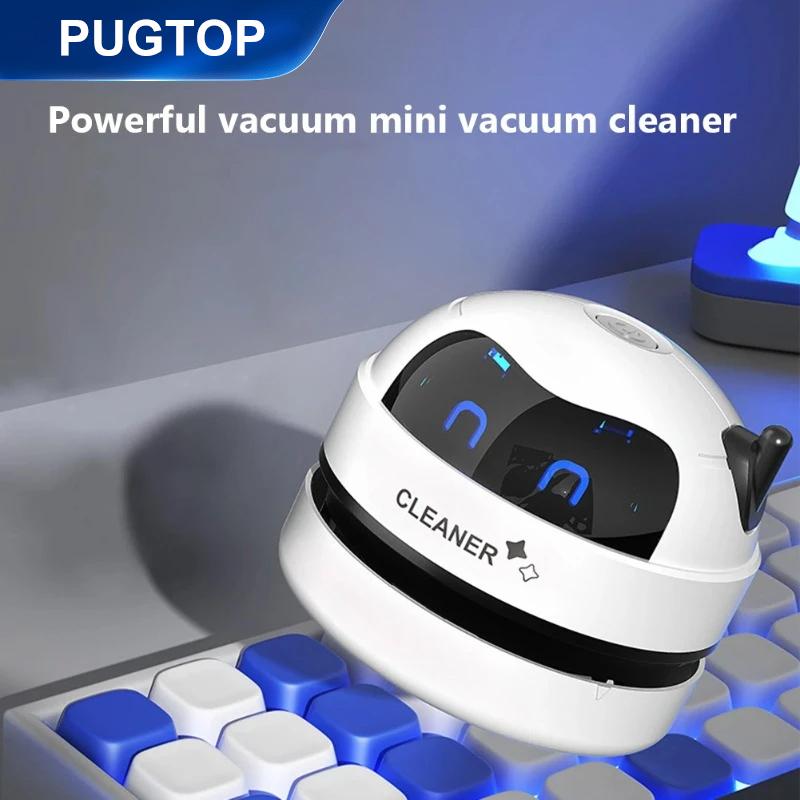 Vacuum Cleaner Desktop Mini Cleaner Rubber Shavings Keyboard Cleaner Portable Automatic Dust Extractor Car Home Cleaning Tools
