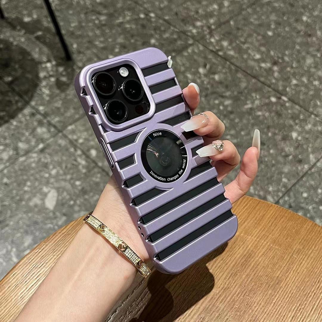 

Роскошный чехол для телефона с гальваническим покрытием для iPhone 16 15 14 13 Pro Max, рассеивающий тепло, ударопрочный бампер for iPhone 13