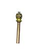 10 pcs. 1/4 inch schrader valve, service filling fitting, tube diameter 6 mm, wall thickness 0.4 mm, total length 63.3 mm, for repair of air condition