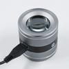 10x helmetallförstoringsglas usb laddningslins Luppförstoringsglas med skala miniförstoringsglas Handhållen myntstämplar Smyckeslupp