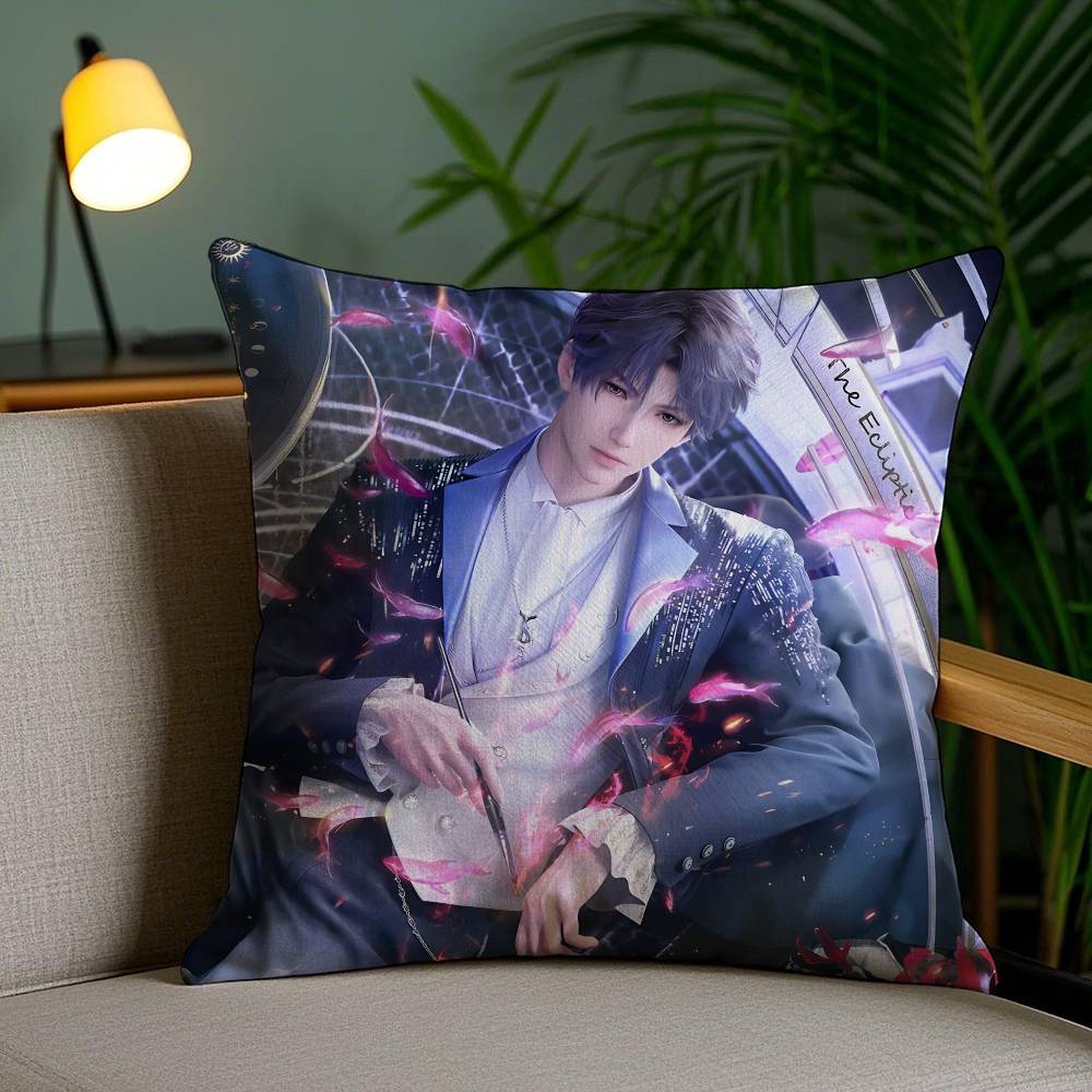 Game Rafael Love Deepspace-Cool Pillow Case Anti-Dustmite Pillowcase Invisible Zipper Silky Short Plush Sofa Cushion Cover