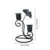Wrought Iron Pillar Candle Holder Candlestick Metal Candle Holder Candelabrate
