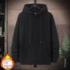 Men's Sweatshirts Winter Cotton Thickened Velvet Hooded Men's Loose Trendy Warm Tops Winter and Autumn Couple Coats