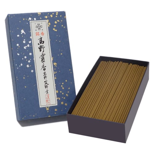 Koyasan Reiko Incense Sticks, Premium Incense, Large Box of Approximately 350 Sticks, 13.5cm Long, Temple Fragrance, for Buddhist Altars, Koyasan Dais