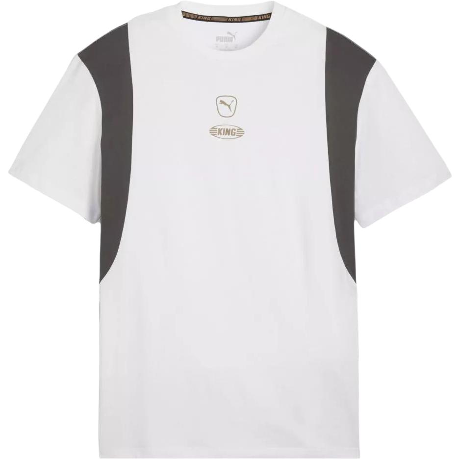 

Puma King Sports Breathable Round Neck Pullover Short Sleeve T-Shirt Men Tops 658991-04 L