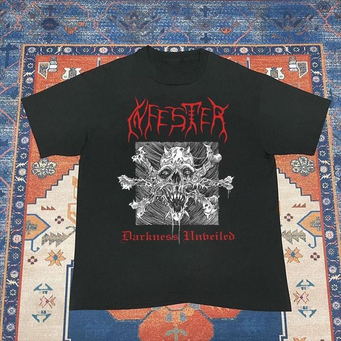 New INFESTER Darkness Unveiled Christmas Gift Unisex S-5XL Shirt MO41 Unisex T-Shirt L