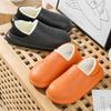 Wodoodporne bawełniane kapcie damskie jesienno-zimowe torby follow do domu antypoślizgowe domowe ciepłe na grubej podeszwie połogowe bawełniane buty